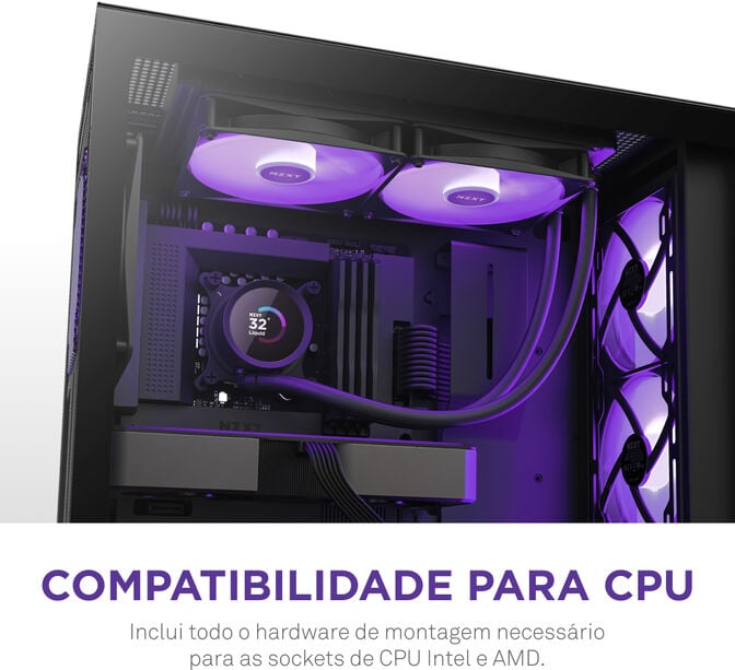 Water Cooler CPU NZXT Kraken 280 RGB Preto image number 10