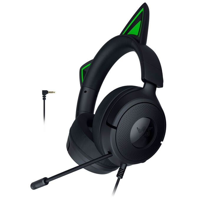 Headset Razer Kraken Kitty V3 X Wireless/Bluetooth Preto image number 1