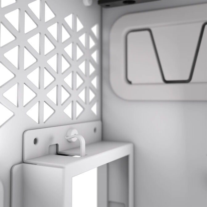 Caixa ATX Corsair 6500D Airflow Branca Vidro Temperado image number 4