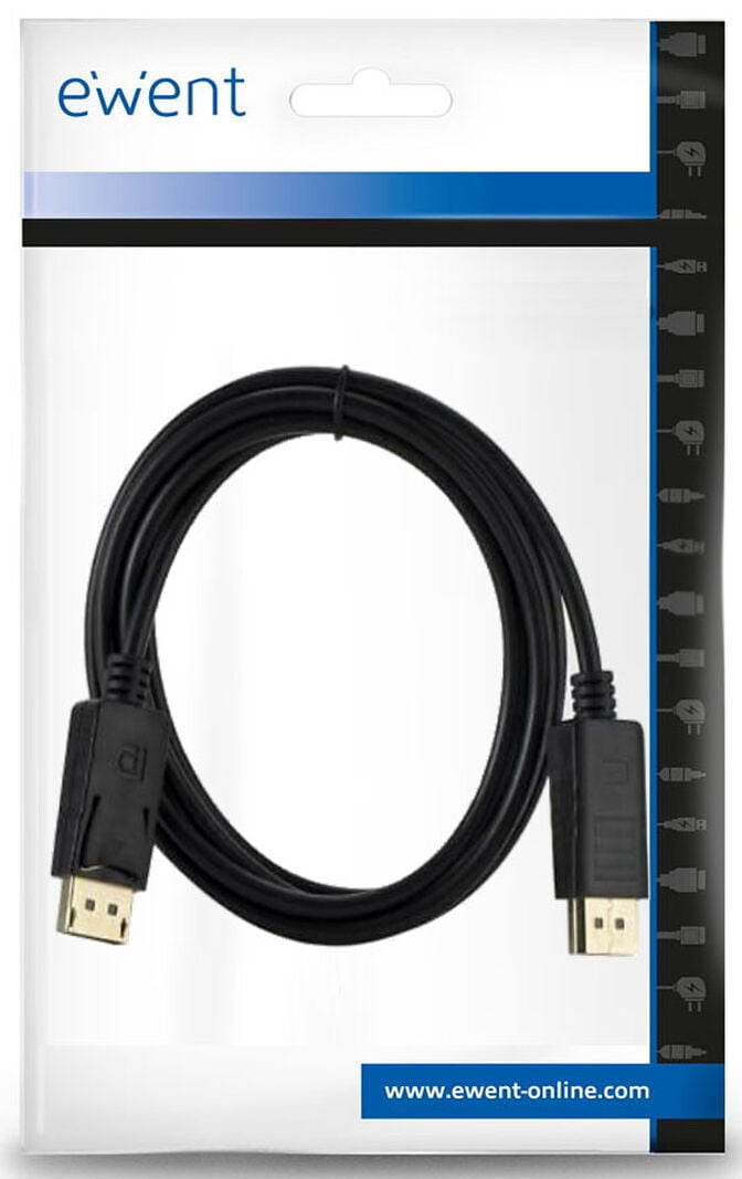 Cabo DisplayPort Ewent DisplayPort 1.4 AWG30 8K@60Hz / 4K@120Hz 3 M image number 2