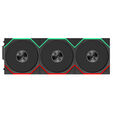 Ventoinha Lian Li UNI FAN TL120 FLEX Wireless Reverse Blade Preto 120mm (Pack 3) image number null