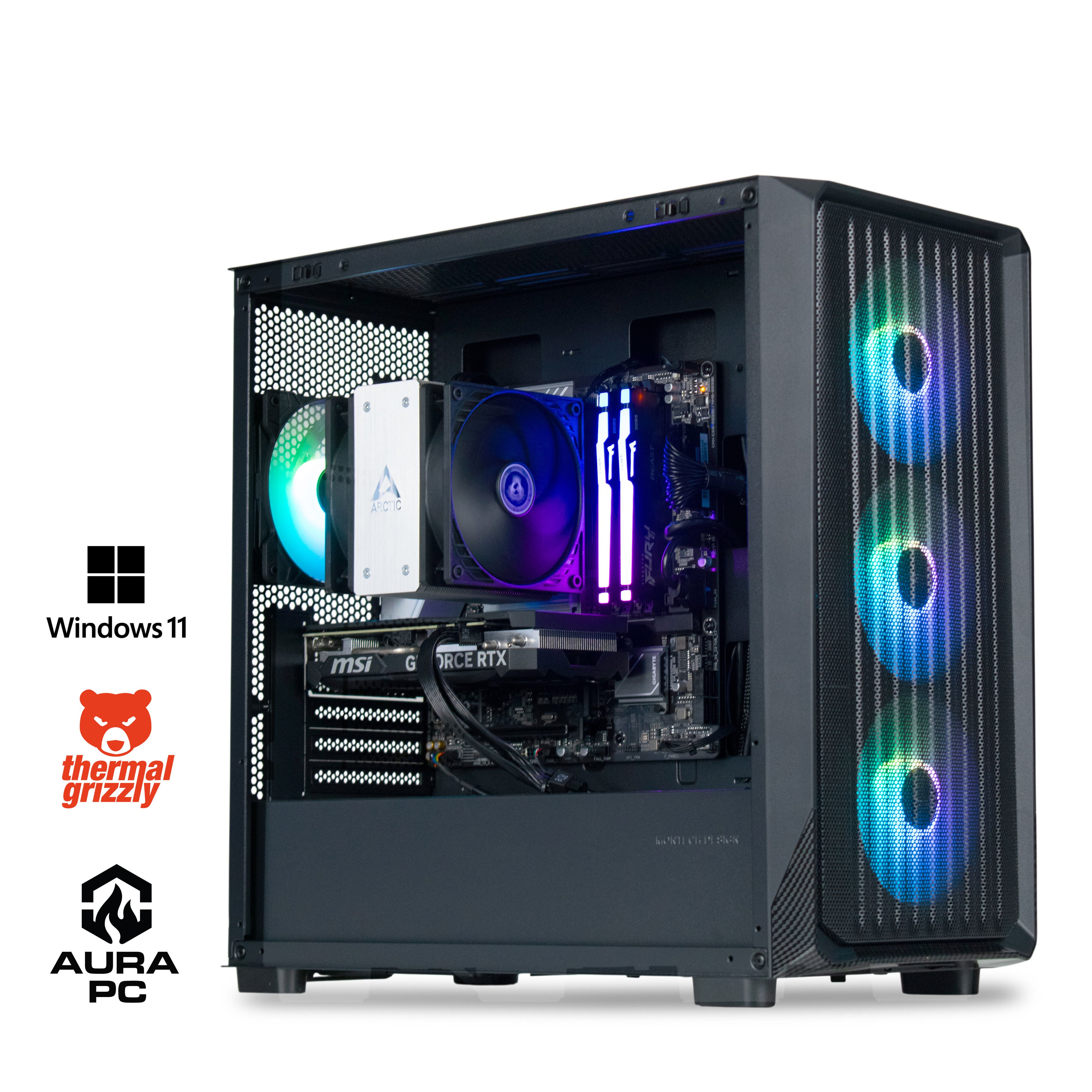 Computador AURA Limited-PC Intel Ultra 5 245KF 32GB DDR5 1TB RTX 4060 Ti WiFi W11