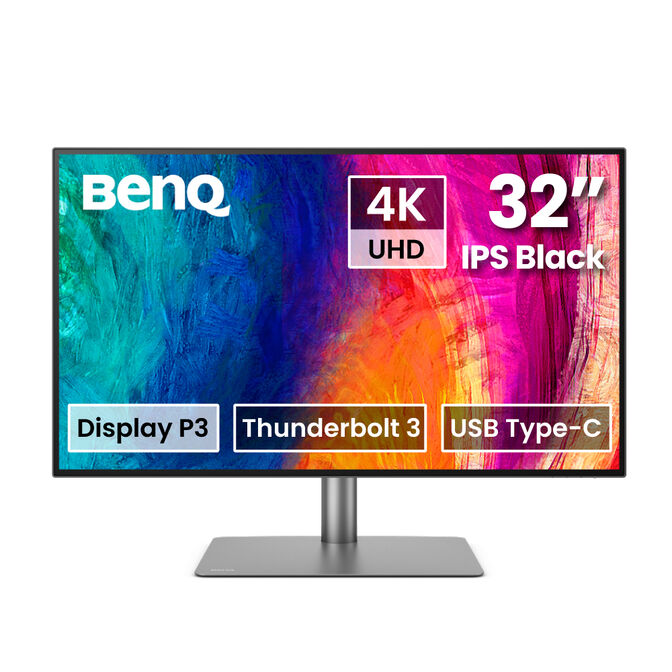 Monitor BenQ Creative Pro 31.5" PD3225U IPS Black 4K 60Hz 5ms Thunderbolt 3 DisplayHDR 400 USB-C (PD 85W) image number 0