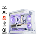 Computador King Mod Gamer-PC Lian Li Ryzen 7 9850X3D 64GB DDR5 2TB RTX 5080 WiFi W11 - White Edition