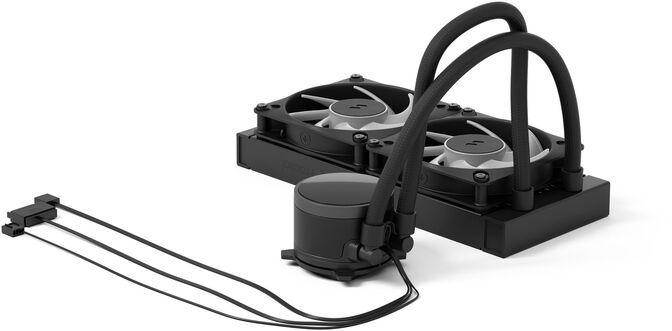 Water Cooler CPU Fractal Design Radius 240 RGB Preto image number 4