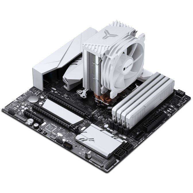 Cooler CPU Jonsbo CR-1400E RGB Branco - 92mm image number 9
