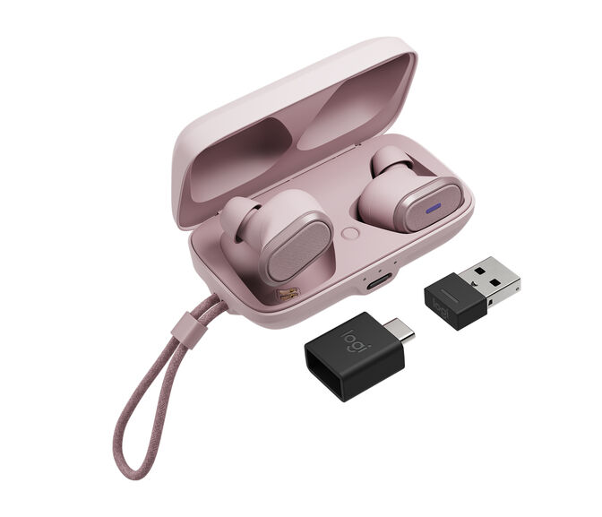Earbuds Logitech Zone True Wireless Bluetooth ANC Grafite image number 2