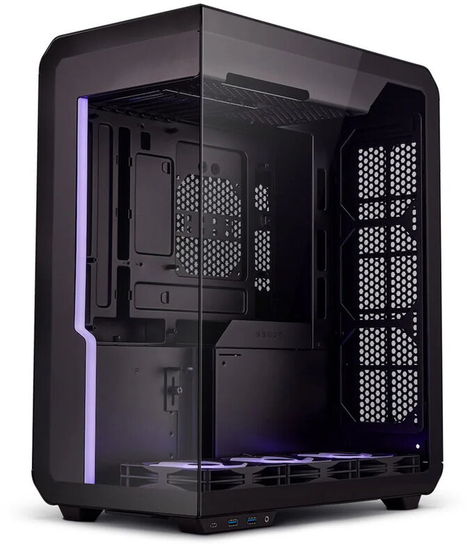 Caixa ATX Ssupd Xhuttle Preto Vidro Temperado image number 0