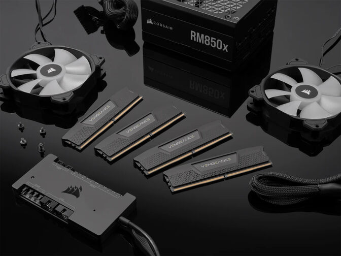 Corsair Kit 32GB (2 x 16GB) DDR5 6000MHz Vengeance Black CL36 image number 6