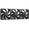 Ventoinha Corsair RS360 II Unified Frame PWM Preta 120mm Tripla Vento&iacute;nha 120mm (360mm)