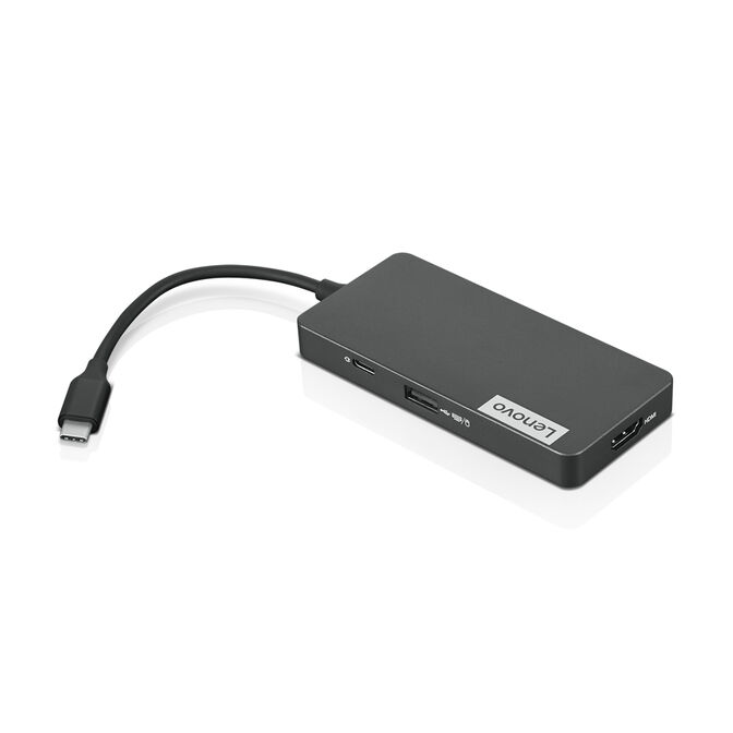 Hub de Viagem Lenovo 7-in-1 1x USB-C Para HDMI / SDCARD / USB / USB-C image number 2