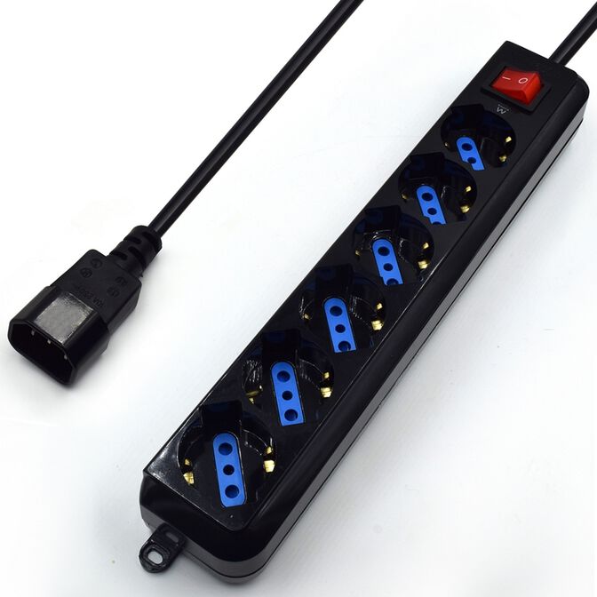 R&eacute;gua Ewent para UPS 6 Tomadas 1.5 M image number 1