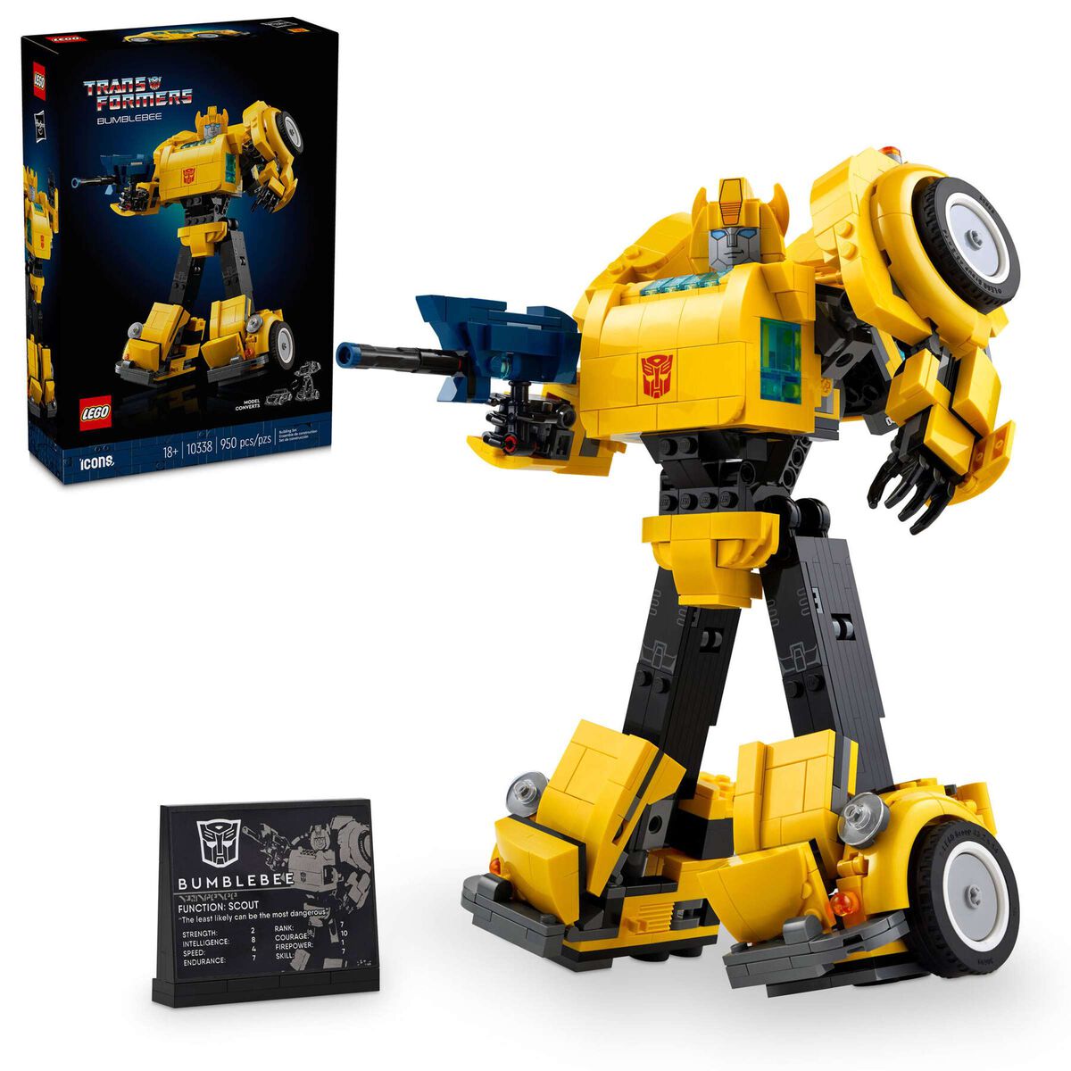 LEGO Icons: Bumblebee, 950 Peças (10338)