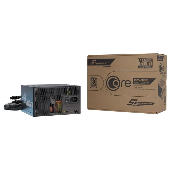 Fonte Seasonic Core BC-650W 80+ Bronze ATX 3.1 image number 14