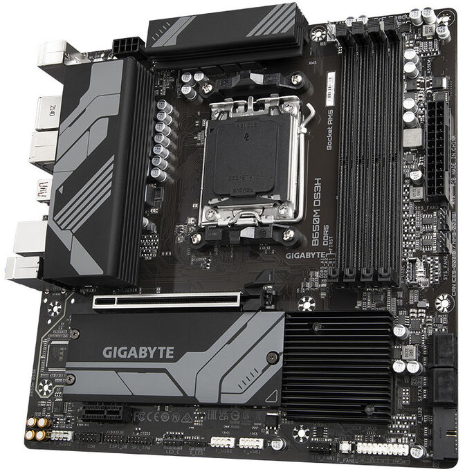 ** B Grade ** Motherboard Gigabyte B650M DS3H image number 3