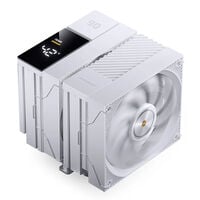 Cooler CPU Jonsbo CC90 Dual Tower com Display Branco - 2x 130mm