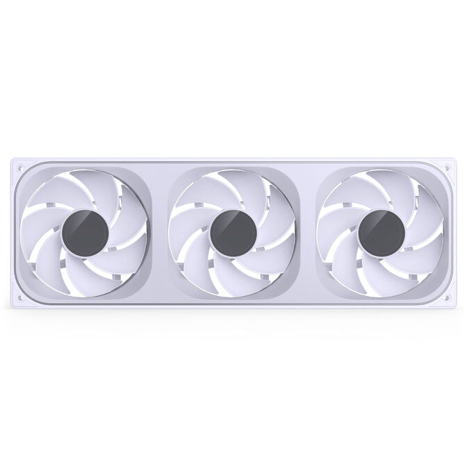 Ventoinha Jonsbo ZB-360  RGB Single-Frame Reversed Brancas - Tripla Ventoinha 120mm ( 360mm ) image number 7