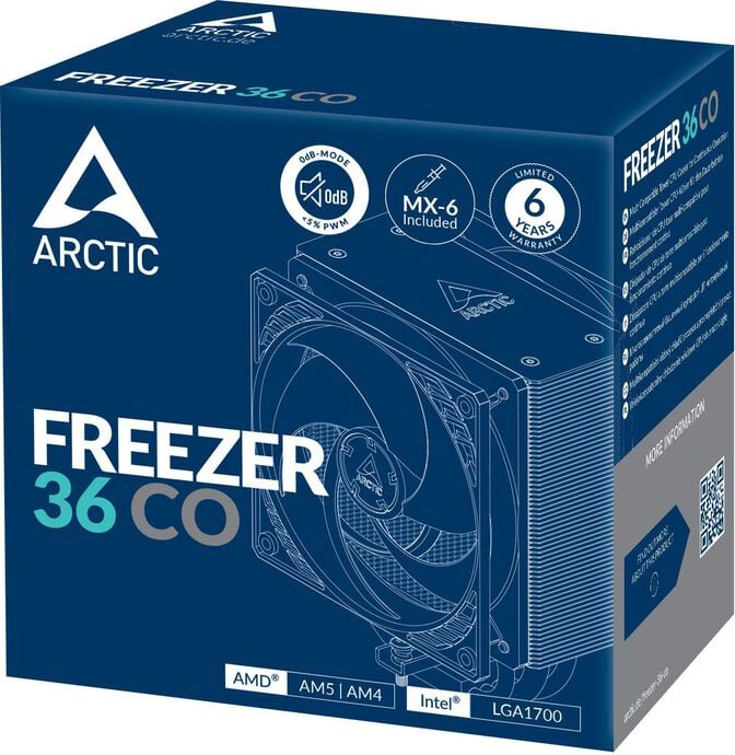 Cooler CPU Arctic Freezer 36 CO Black - 120mm image number 5