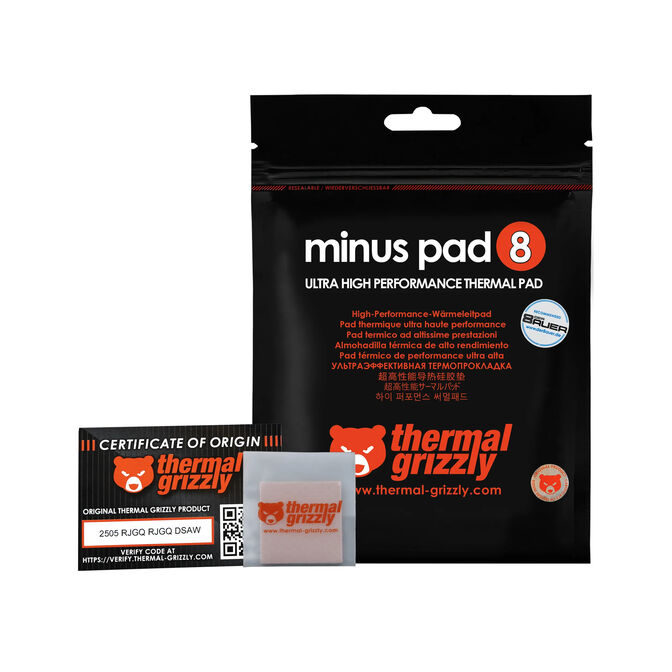 Thermal Pad Thermal Grizzly Minus Pad 8 100 x 100 x 1,5 mm (Pack 2) image number 7