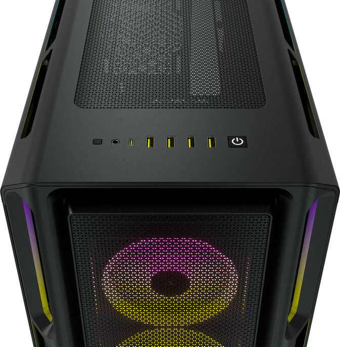 Caixa ATX Corsair 5000T iCUE RGB Preto Vidro Temperado image number 5