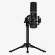 Microfone Streamplify MIC RGB Tripod - Preto image number null