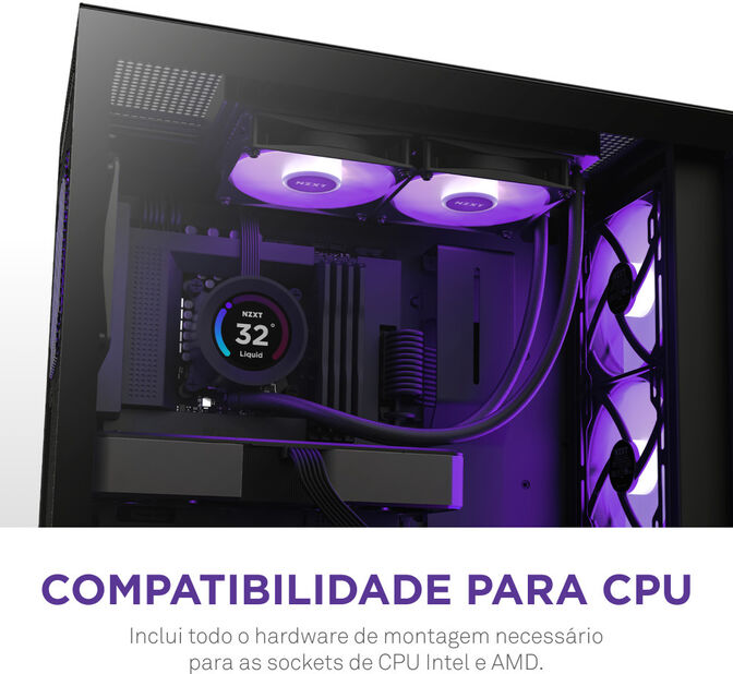 Water Cooler CPU NZXT Kraken Elite 240 RGB Preto image number 10