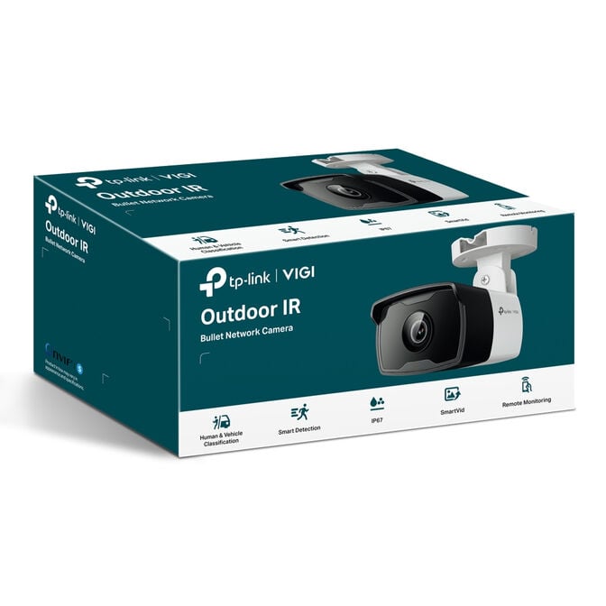 C&acirc;mara de Seguran&ccedil;a de Rede TP-Link VIGI C340I 4mm 4MP IR Exterior PoE Bullet QHD 1440p IP67 image number 2