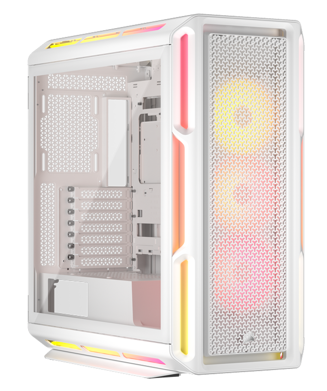 Caixa E-ATX Corsair 5000T LX ARGB Branca Vidro Temperado image number 0