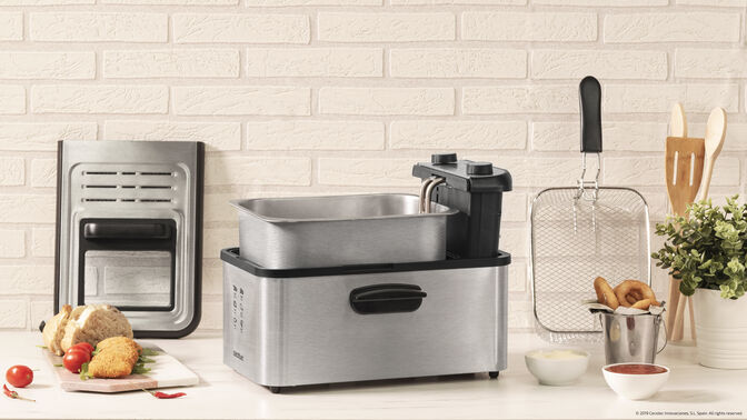 Fritadeira a &Oacute;leo Cecotec CleanFry Infinity 3000 3L 2400W Full Inox image number 6