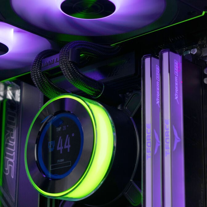 Computador King Mod Gamer-PC Lian Li Ryzen 7 9850X3D 32GB DDR5 2TB RTX 5080 WiFi W11 - Black Edition image number 3