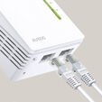 Powerline TP-Link TL-WPA4220 TKIT AV600 Homeplug AV Ethernet Wi-Fi 300Mbps image number null
