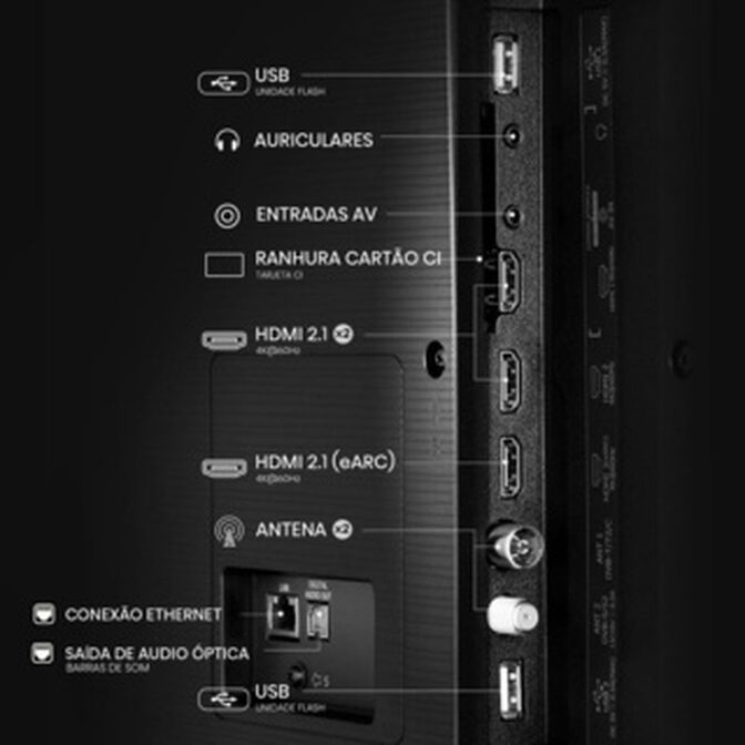 Televis&atilde;o Hisense 85A6Q 85" LED UltraHD 4K VIDAA image number 2
