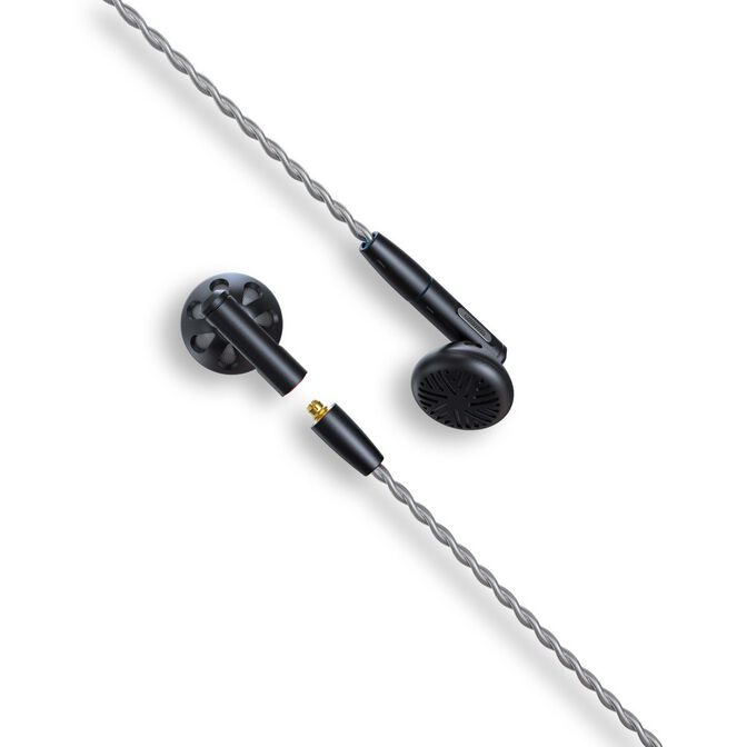 Auriculares FiiO FF5 Cabo Destac&aacute;vel Pretos image number 2