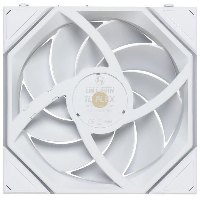 Ventoinha Lian Li UNI FAN TL120 FLEX Wireless Branco 120mm (Pack 3) image number 6