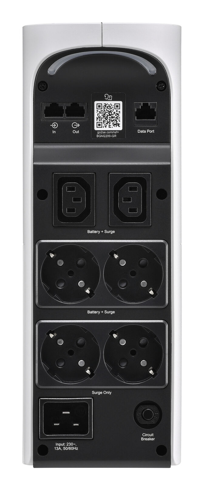 UPS APC Back-UPS Pro Gaming 2200VA Onda Senoidal Pura LCD Branco Schuko image number 1