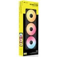 Ventoinha Corsair iCUE Link RX360 II Unified Frame Pretas RGB PWM Tripla Vento&iacute;nha 120mm (360mm) image number null