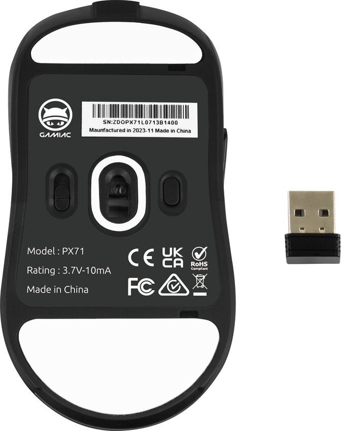 Rato Gaming GAMIAC PX71 Wireless Preto image number 10