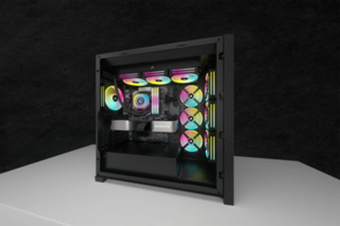M&oacute;dulo de Ecr&atilde; Corsair LCD iCUE LINK RX Preto image number 2
