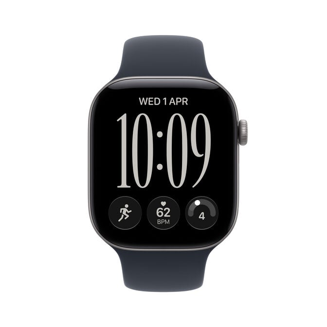 Smartwatch Apple Watch Series 12 GPS 42mm Space Grey Aluminium Case with Navy Blue Sport Band - S/M image number 1