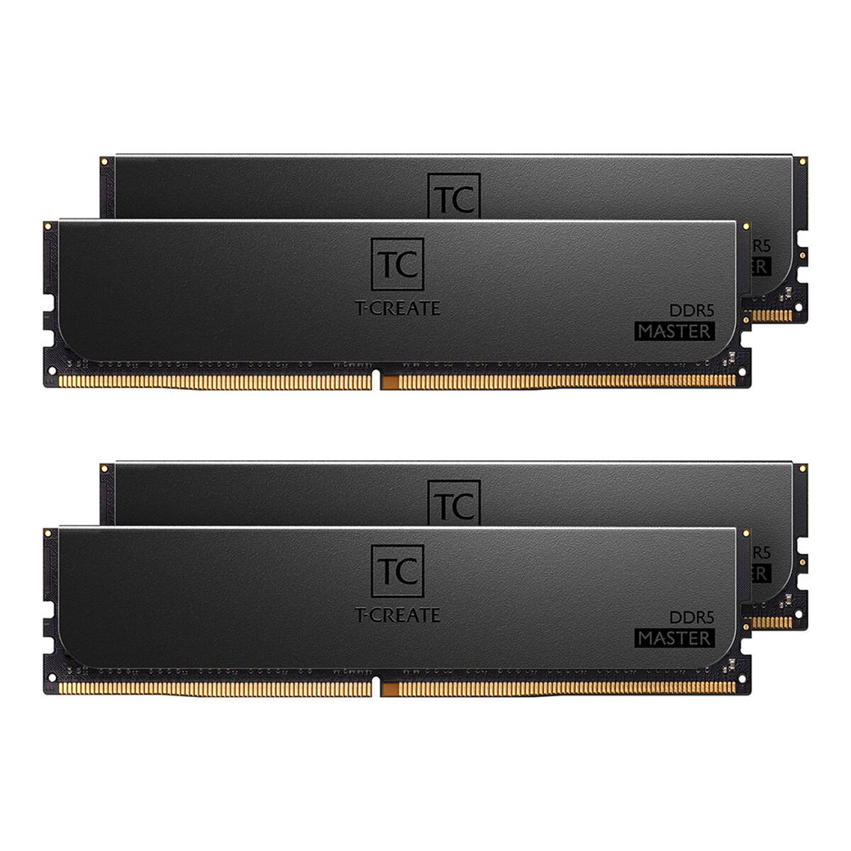 Team Group Kit 64GB (4 x 16GB) DDR5 RDIMM 6000MHz T-Create Master Preto CL32