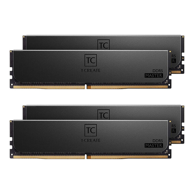 Team Group Kit 64GB (4 x 16GB) DDR5 RDIMM 6000MHz T-Create Master Preto CL32 image number 0