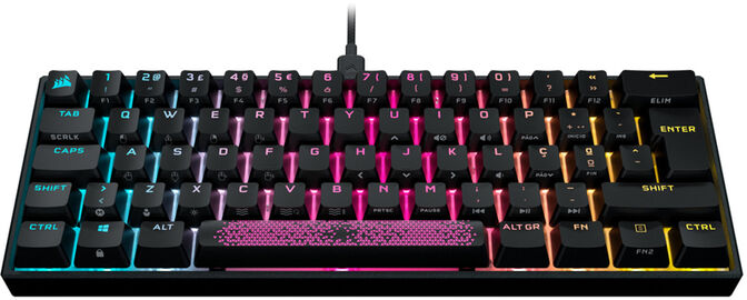 Teclado Corsair K65 Mini 60% RGB Cherry MX Red Mec&acirc;nico (PT) image number 1