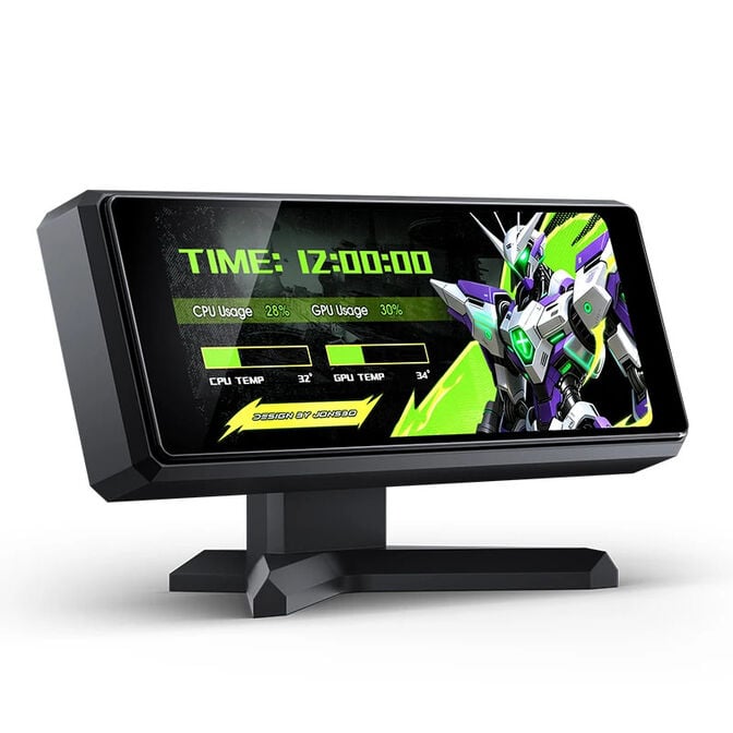 Monitor Port&aacute;til LCD IPS 3.39" Jonsbo DS339 USB Preto image number 0