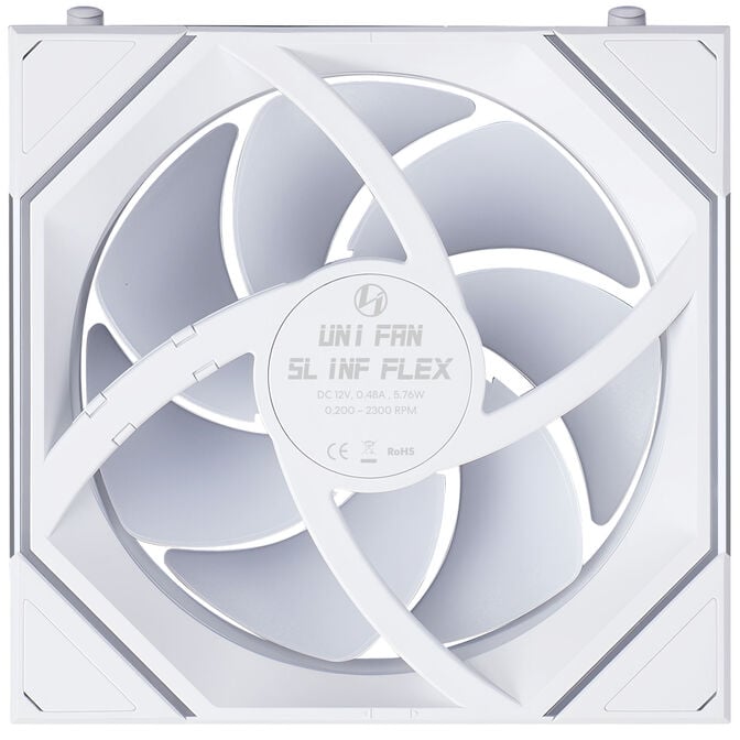 Ventoinha Lian Li UNI FAN SL120 Infinity FLEX Wireless Branco 120mm image number 4