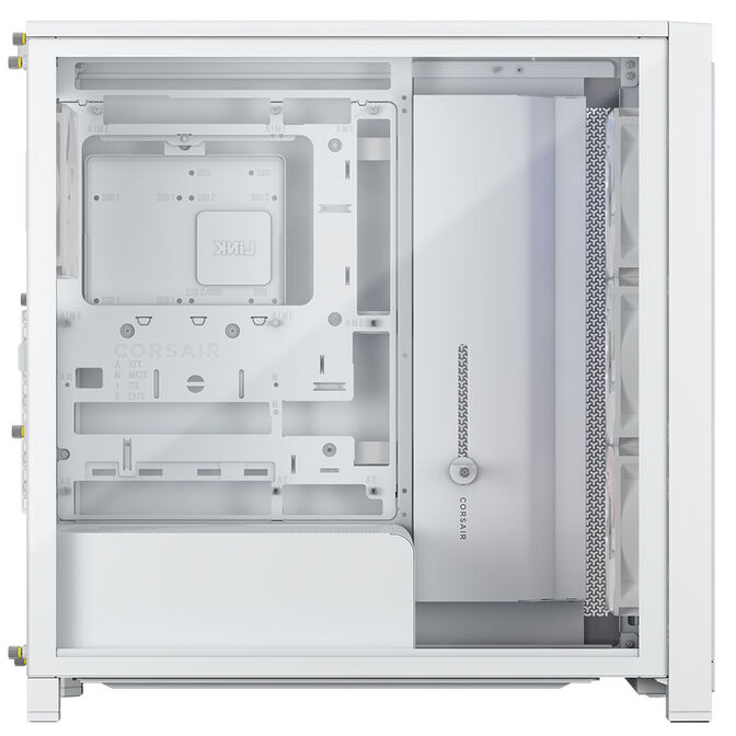 Caixa E-ATX Corsair 4000X RS ARGB Branca Vidro Temperado image number 1