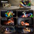 Televis&atilde;o Hisense 75UR8S 75" RGB Mini LED UltraHD 4K VIDAA image number null