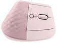 Rato Laser Logitech Lift Vertical Ergon&oacute;mico Wireless 4000DPI Rosa image number null