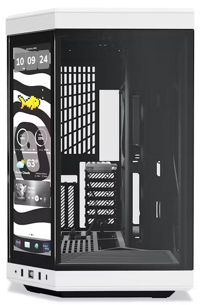Caixa ATX Hyte Y70 Touch Infinite Vidro Temperado Preto/Branco image number 1