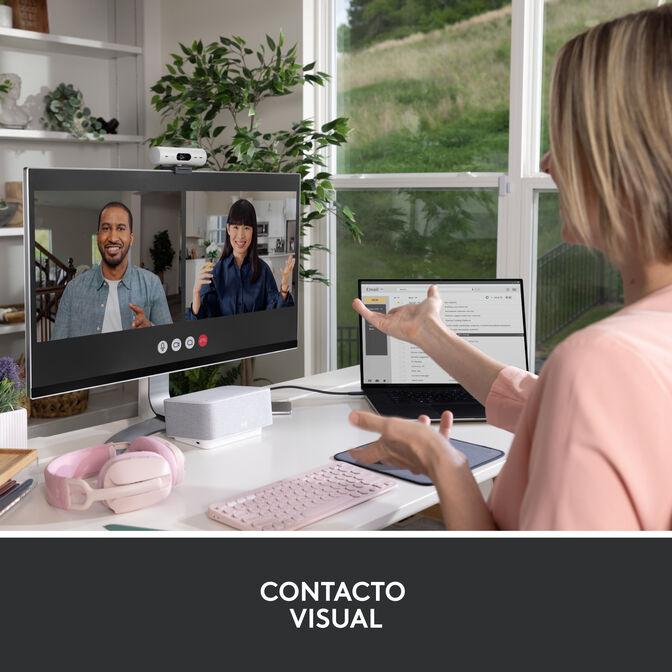 Webcam Logitech Brio 500 Full HD 1080p USB-C Branco image number 16