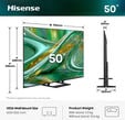 Televis&atilde;o Hisense 50E8S 50" Mini LED QLED UltraHD 4K VIDAA image number null